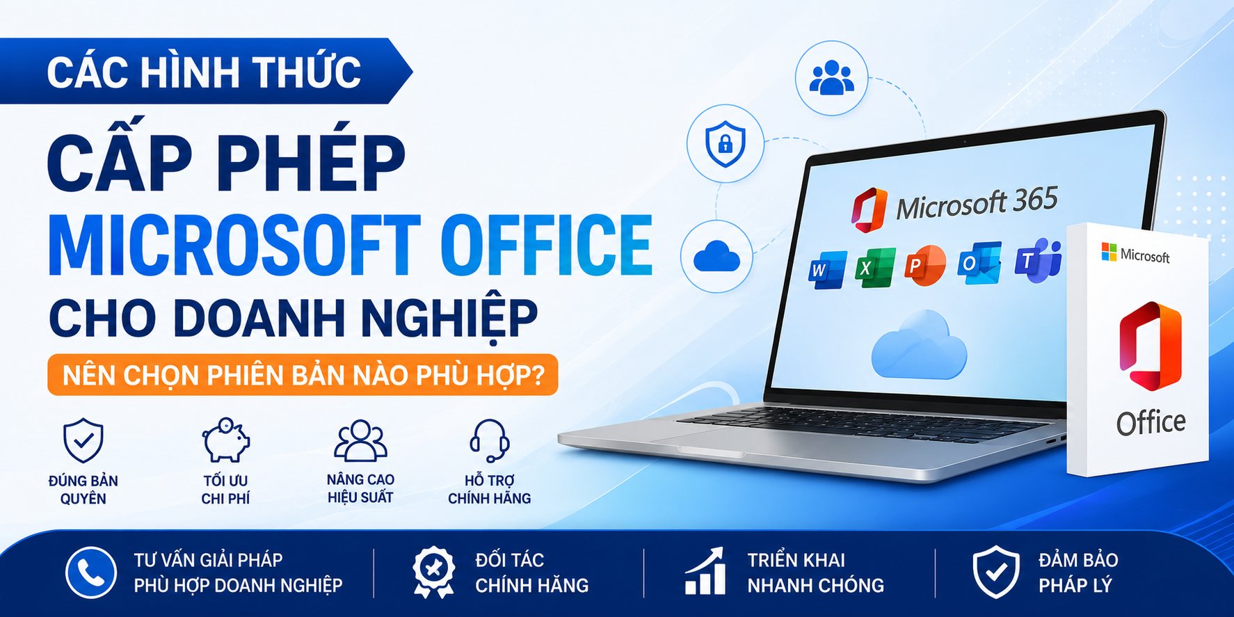 Các Hình Thức Cấp Phép Microsoft Office Cho Doanh Nghiệp – Nên Chọn Phiên Bản Nào Phù Hợp?
